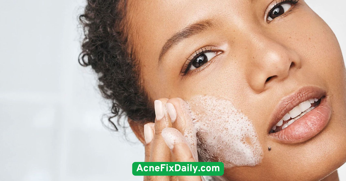 Start with a Deep Yet Gentle Cleanser