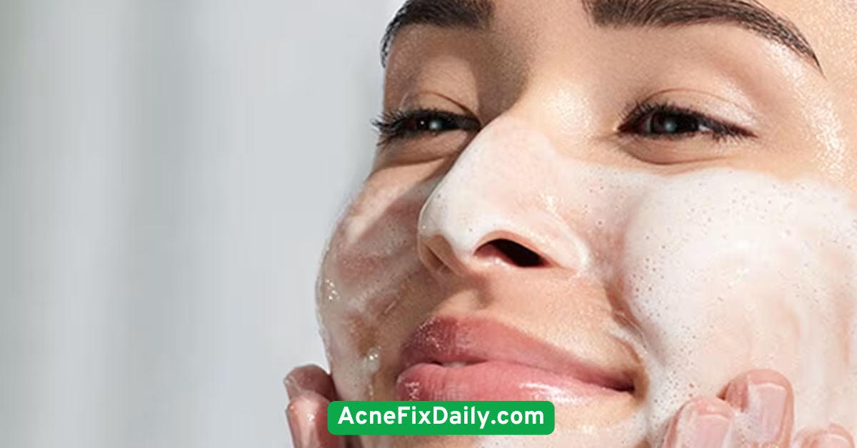 Start with a Gentle Cleanser