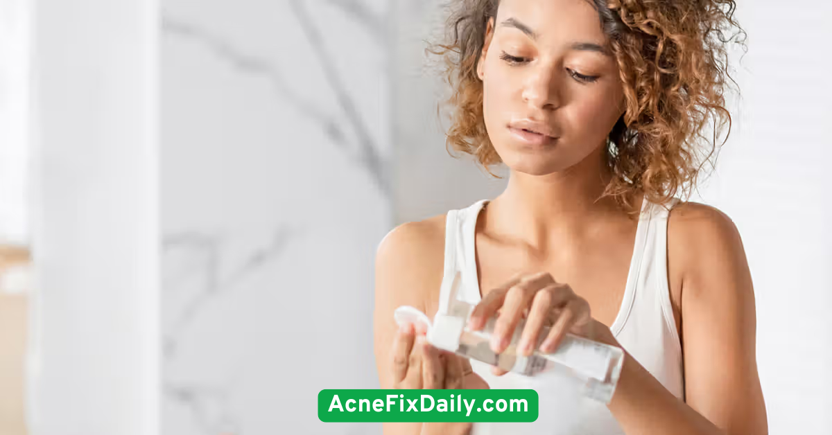 Start with a Gentle Micellar Cleanser