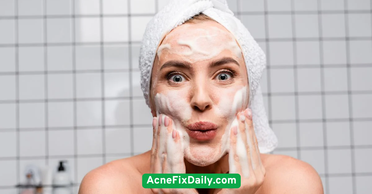 Start with a Gentle, Oil-Balancing Cleanser