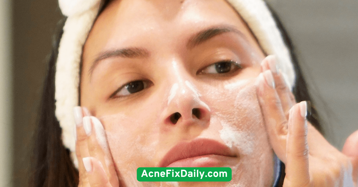 Use a Gentle Foaming Cleanser