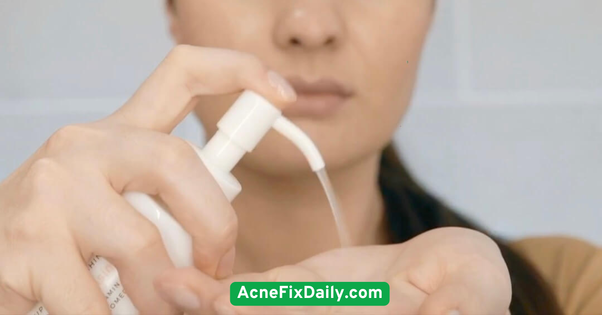 Use a Gentle, Oil-Control Cleanser Twice Daily