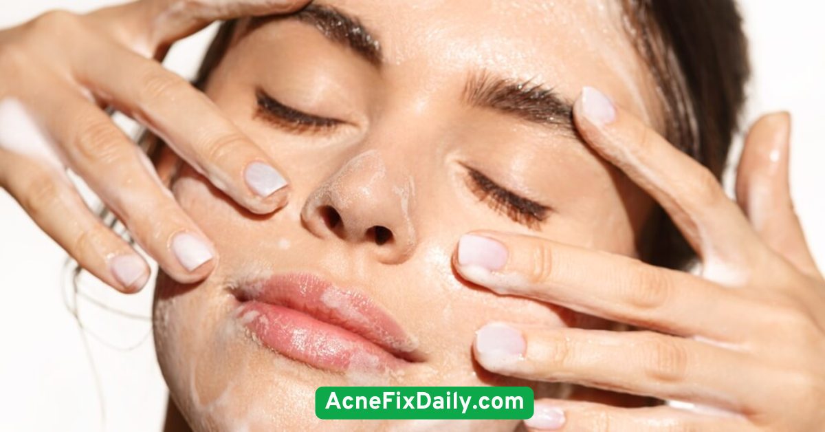 Use a Mild, Non-Comedogenic Cleanser