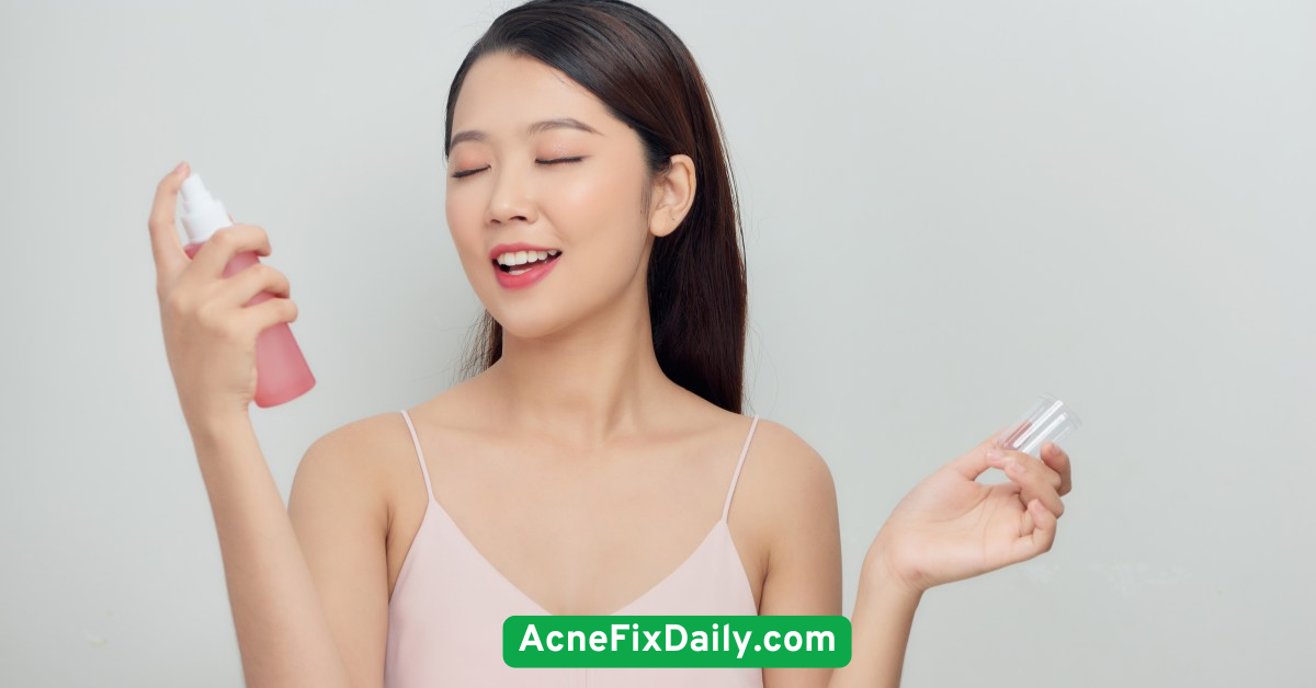 Use a Setting Spray with Oil Control Properties