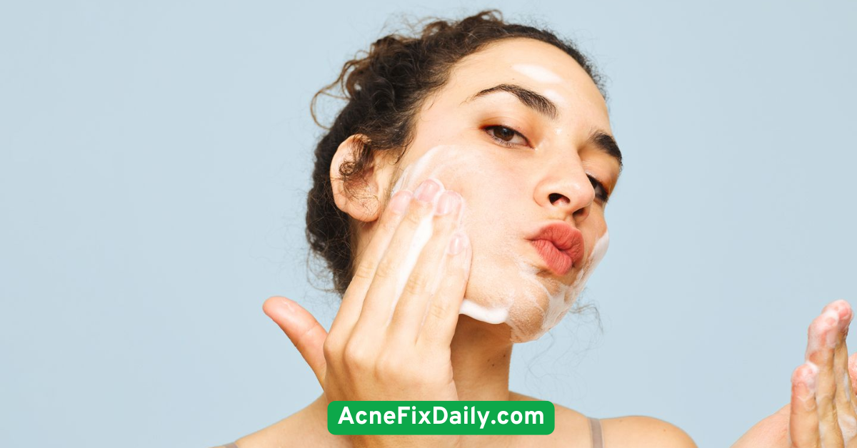  Double Cleanse at Night (if you wear makeup or SPF)