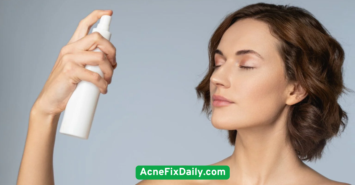 Use a Facial Mist That Controls Oil
