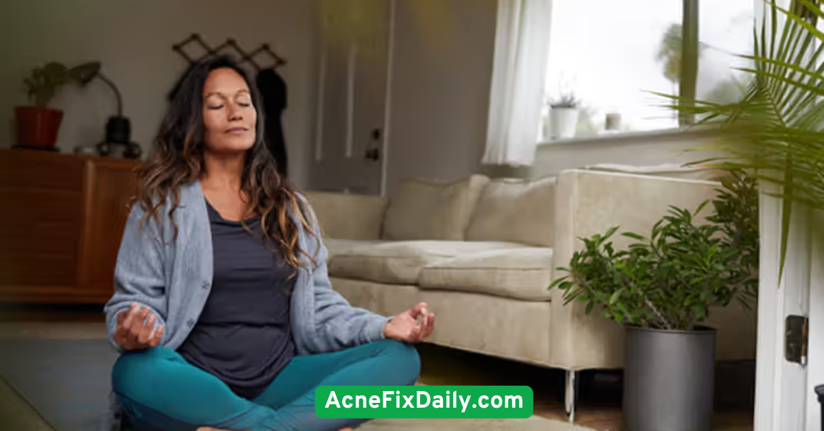 Manage stress to prevent skin flare-ups