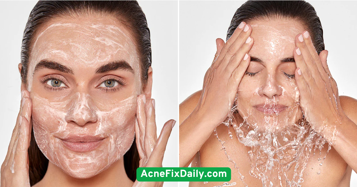 Double Cleanse at Night to Remove SPF & Pollutants