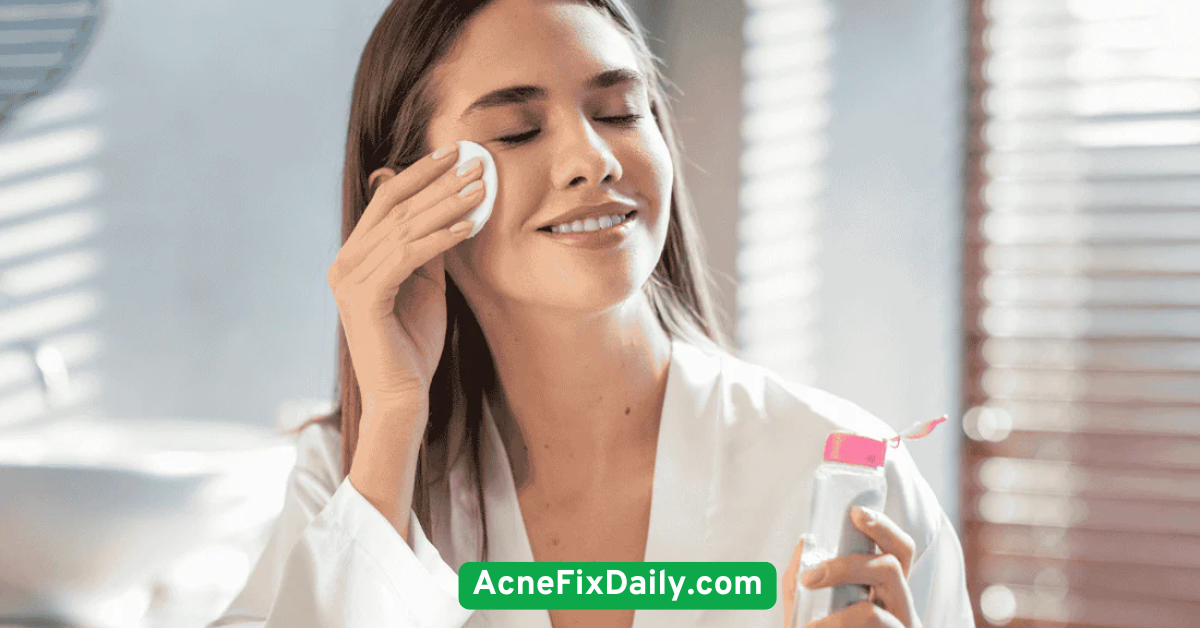 Use Micellar Water on Makeup Days