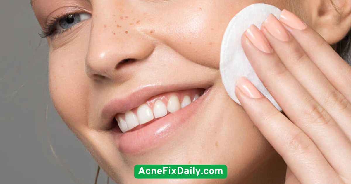 Use a Toner with Pore-Tightening Ingredients