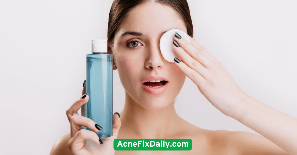 Use an Alcohol-Free Toner to Refine Pores