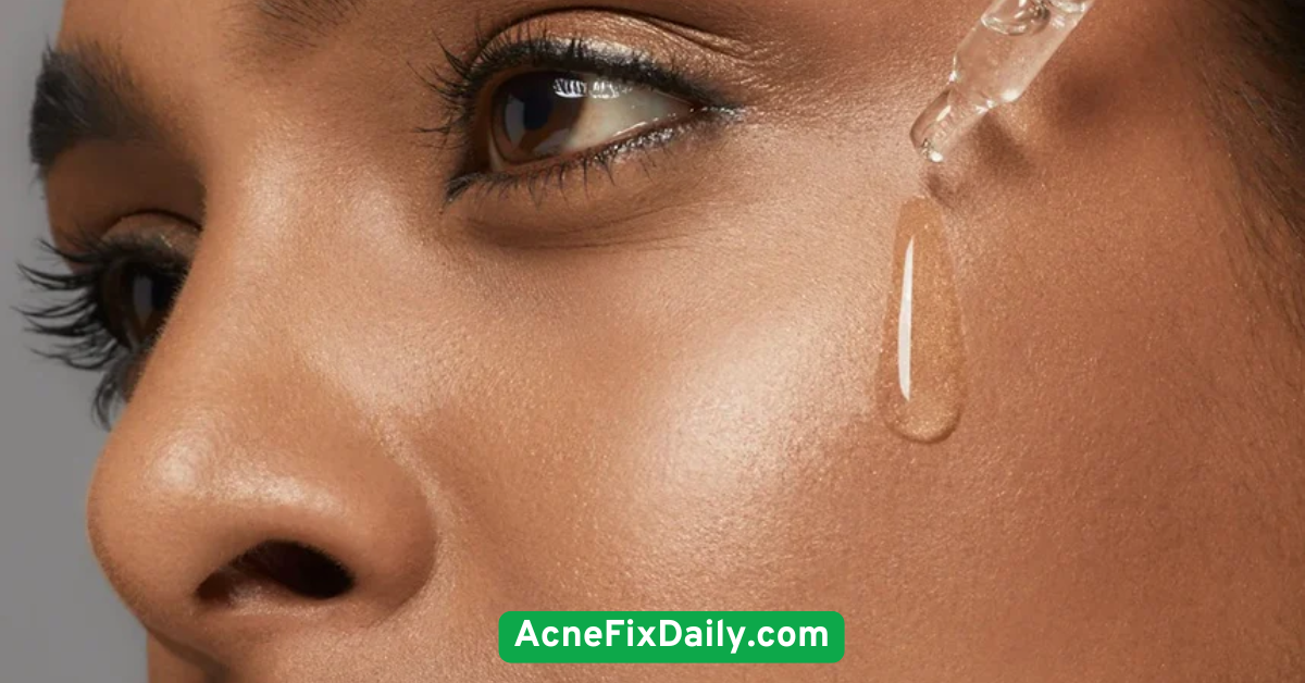Apply a Pore-Minimizing Serum