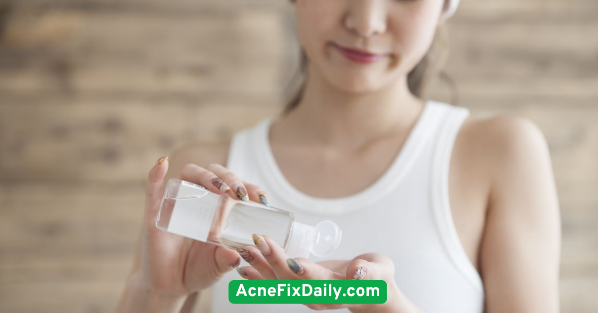 Apply an Alcohol-Free Toner