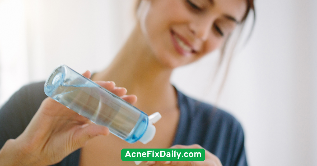 Use a Hydrating Toner with Botanical Extracts