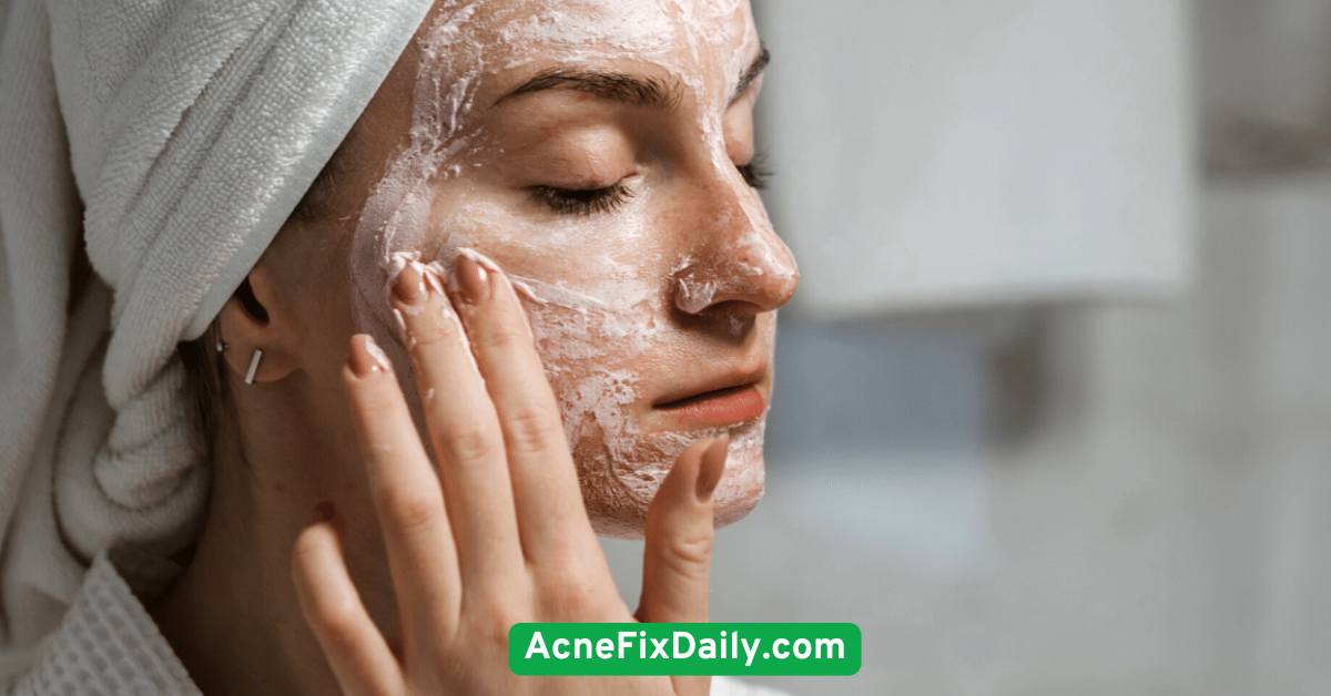 Use a Mild Exfoliant with Enzymes or Lactic Acid