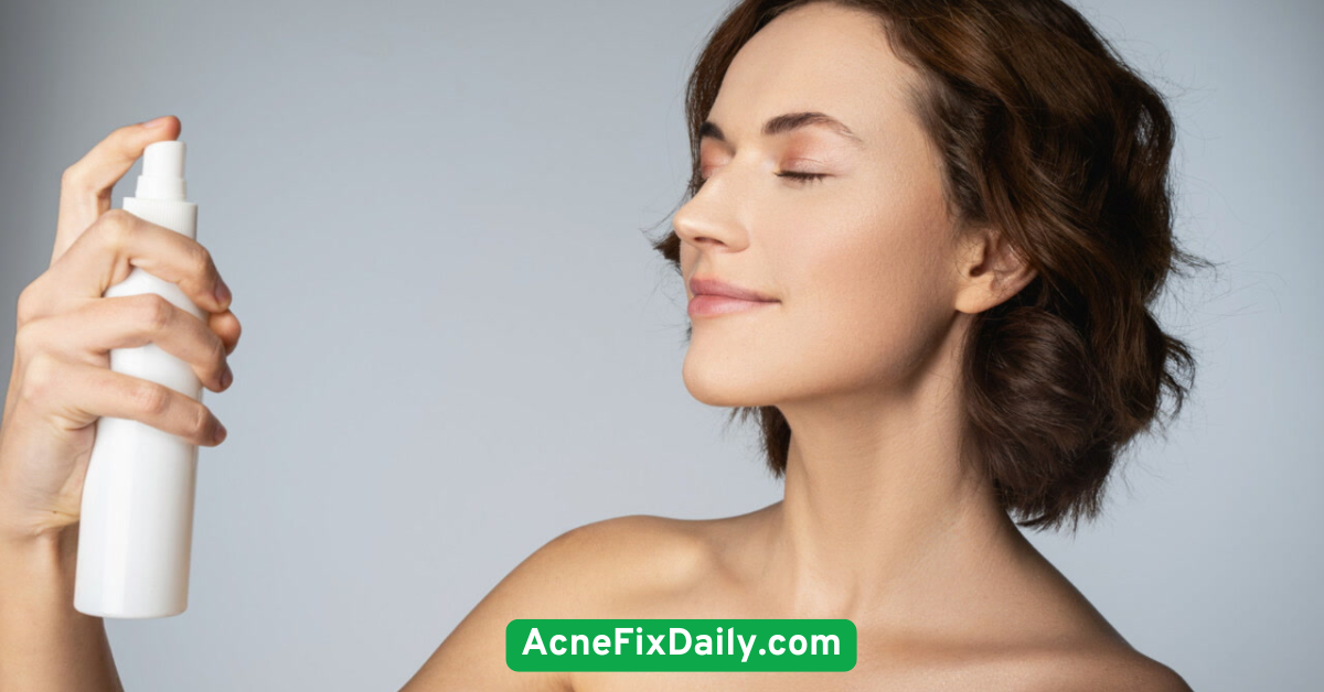 Apply a Cooling Facial Mist Throughout the Day