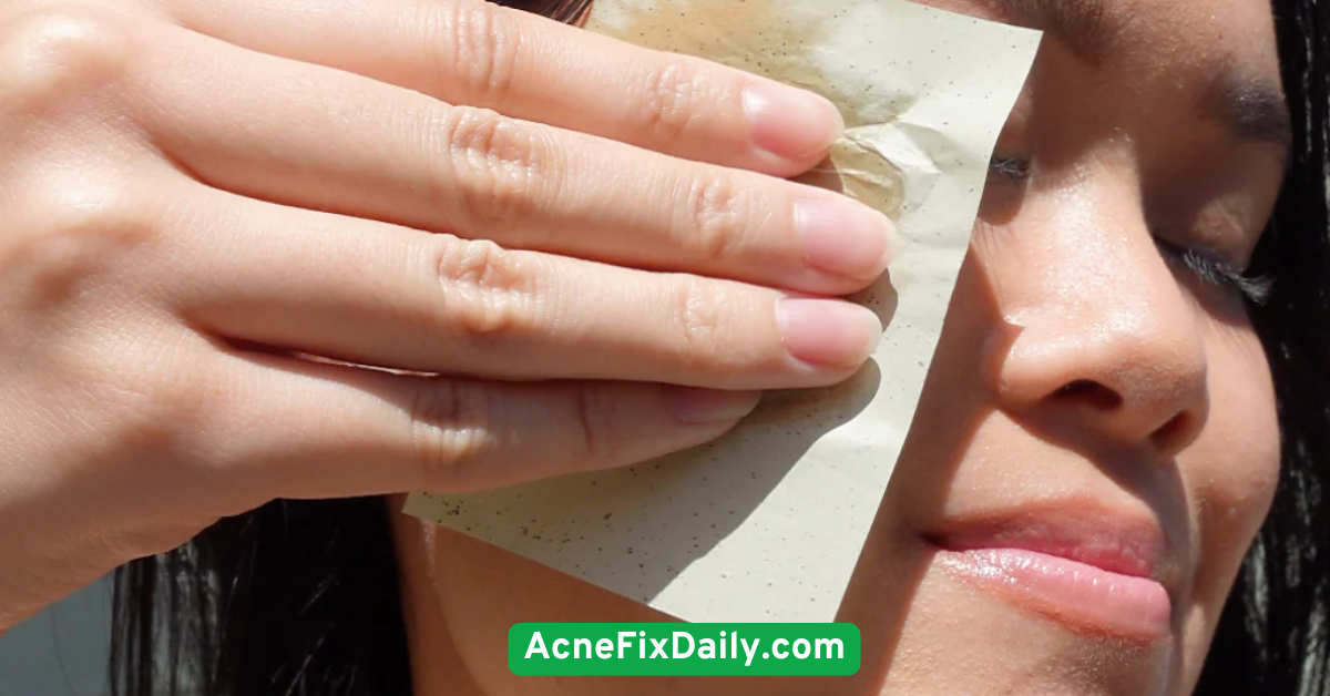 Try Oil-Blotting Papers During the Day