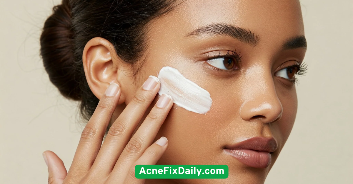 Use a Lightweight, Non-Comedogenic Sunscreen